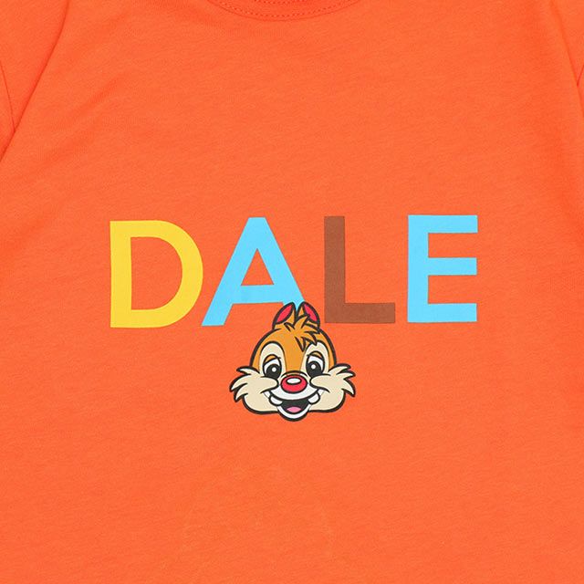 【ベビードール】デール バックキャラクターワッペンTシャツ 0304K / ベビーサイズ キッズ トップス 半袖 天竺素材 後ろ裾ラウンド セミワイド