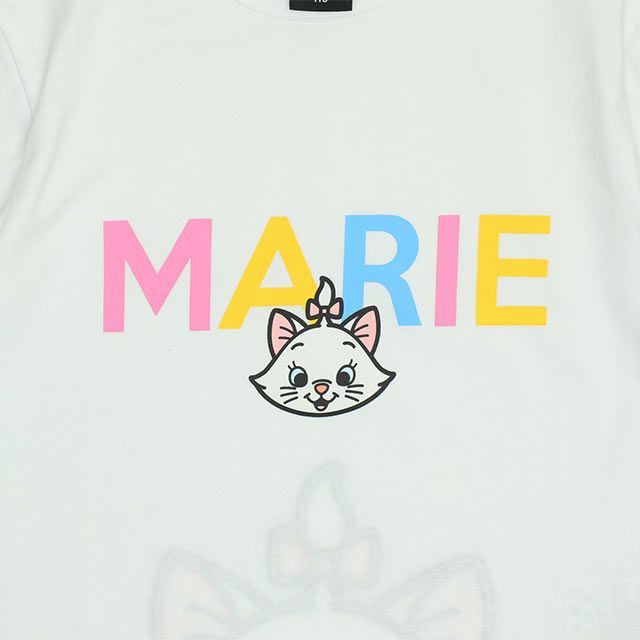 【ベビードール】マリー バックキャラクターワッペンTシャツ 0304K / ベビーサイズ キッズ トップス 半袖 天竺素材 後ろ裾ラウンド セミワイド