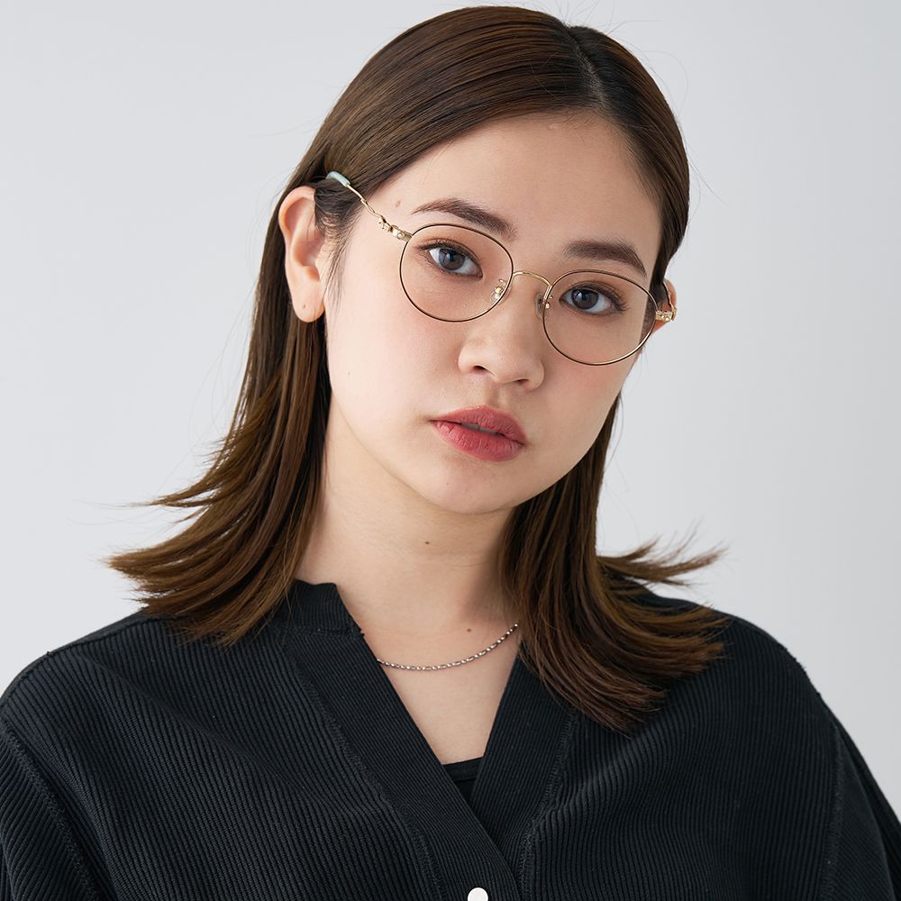 Zoff Disney PRINCESS アリエル ボストン型メガネ フリーサイズ ZO232002