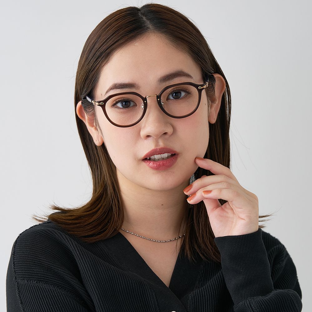 Zoff Disney PRINCESS ジャスミン ボストン型メガネ フリーサイズ ZO231012