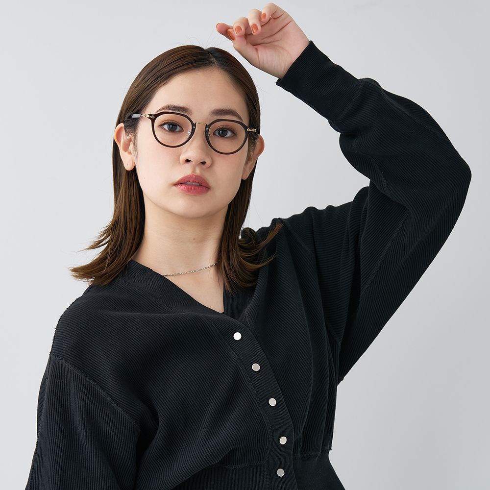 Zoff Disney PRINCESS ジャスミン ボストン型メガネ フリーサイズ ZO231012