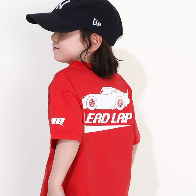 【ベビードール】カーズ フレームデザインTシャツ 0311K / ライトニング・マックィーン ベビーサイズ キッズ トップス 半袖 クルーネック カットソー 天竺素材