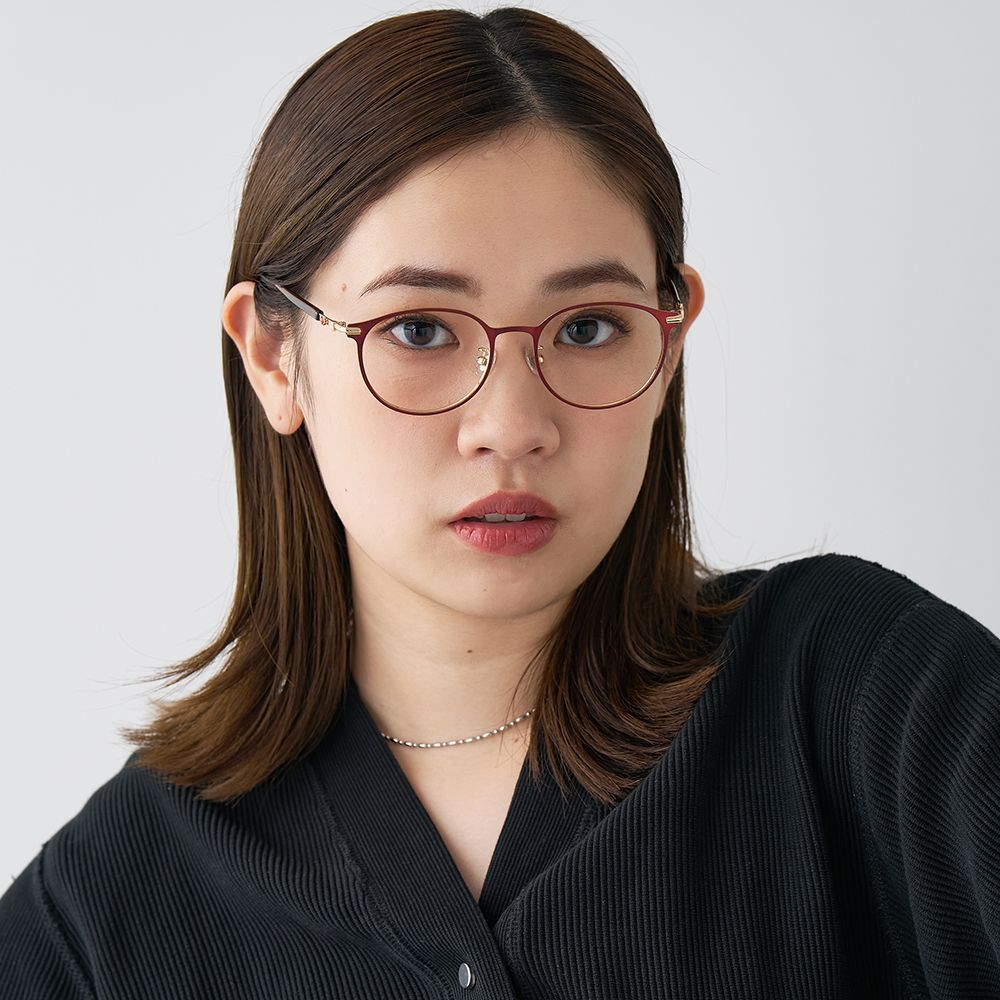 Zoff Disney PRINCESS アリエル ボストン型メガネ フリーサイズ ZY232009