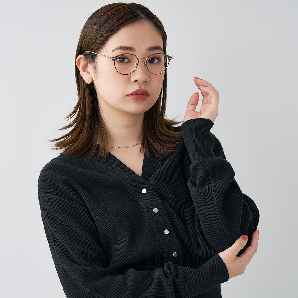 Zoff Disney PRINCESS ラプンツェル ボストン型メガネ フリーサイズ ZO232003