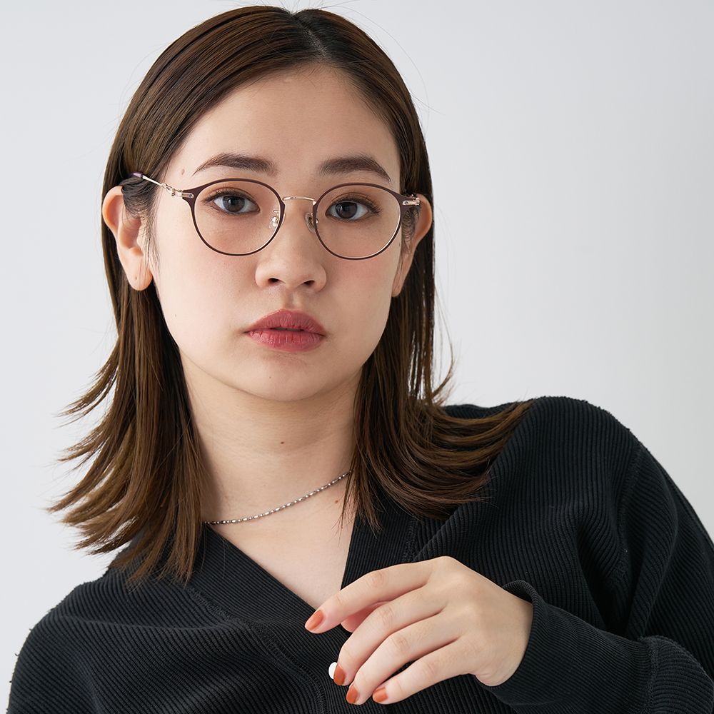 Zoff Disney PRINCESS ラプンツェル ボストン型メガネ フリーサイズ ZO232003