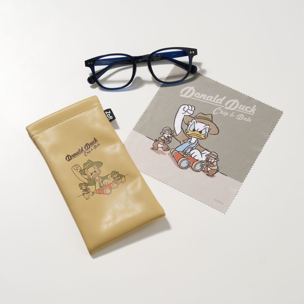 Zoff Disney ドナルド&チップとデール ウェリントン型メガネ フリーサイズ ZA231032