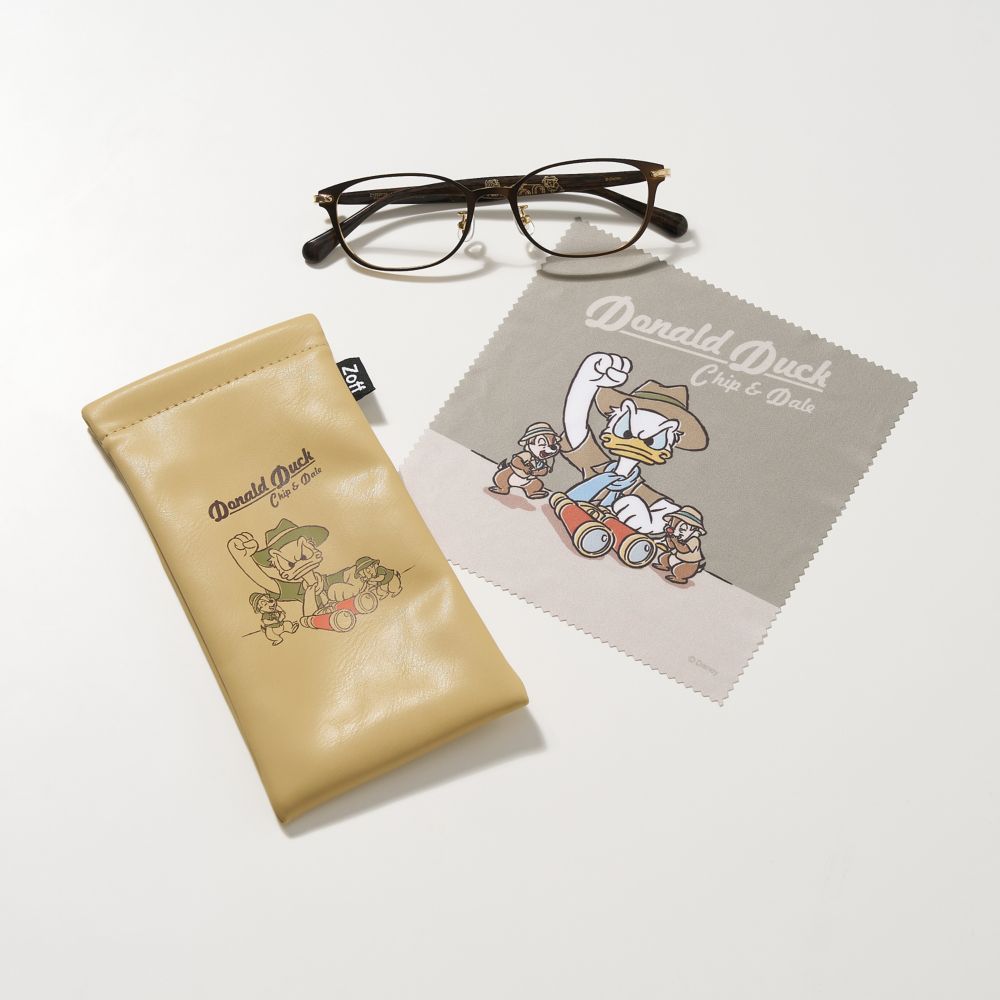 Zoff Disney ドナルド&チップとデール ウェリントン型メガネ フリーサイズ ZY232013