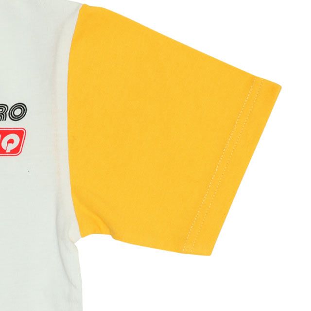 【ベビードール】カーズ BIGフェイス配色Tシャツ 0313K / ライトニング・マックィーン ベビーサイズ キッズ トップス 半袖 クルーネック カットソー 天竺素材