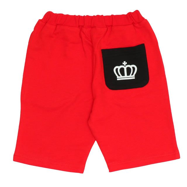 【ベビードール】カーズ ロゴハーフパンツ 0314K / ライトニング・マックィーン ベビーサイズ キッズ ショートパンツ 短パン セットコーデ（トップス別売）