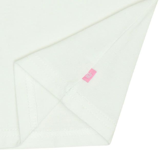 【ベビードール】デイジー Tシャツ＆チェックキャミセット 0319K / ベビーサイズ キッズ トップス コーデセット レイヤード 半袖 パフ袖 キャミソール 天竺素材 肩紐長さ調整可