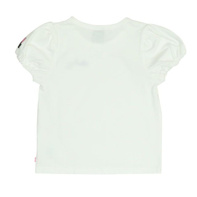 【ベビードール】デイジー Tシャツ＆チェックキャミセット 0319K / ベビーサイズ キッズ トップス コーデセット レイヤード 半袖 パフ袖 キャミソール 天竺素材 肩紐長さ調整可