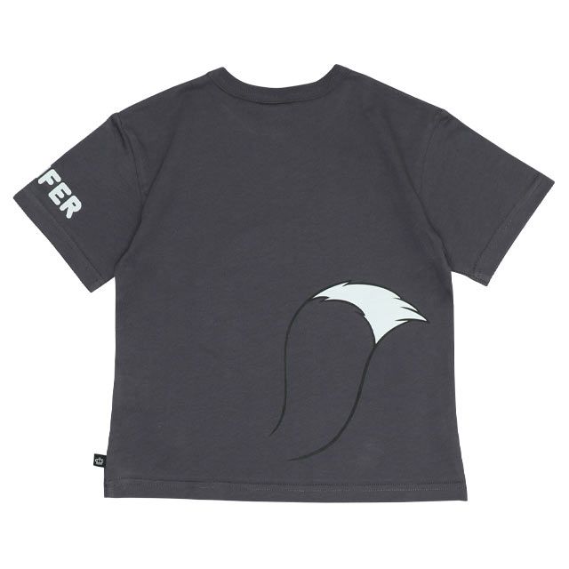 【ベビードール】ルシファー 親子お揃い キャラクターフェイスTシャツ 0320K / ベビーサイズ キッズ リンクコーデ ペアルック 親子コーデ 半袖 トップス 天竺素材 ワイドシルエット キャットコレクション 猫の日 猫キャラクター CAT