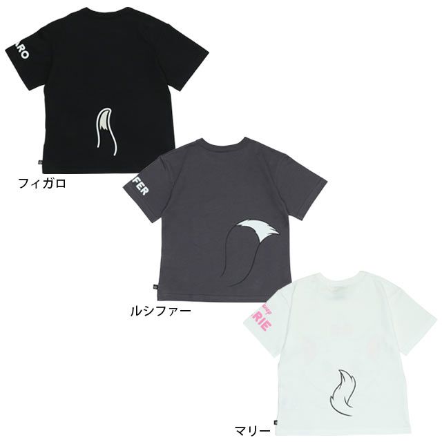 【ベビードール】マリー 親子お揃い キャラクターフェイスTシャツ 0320K / ベビーサイズ キッズ リンクコーデ ペアルック 親子コーデ 半袖 トップス 天竺素材 ワイドシルエット キャットコレクション 猫の日 猫キャラクター CAT