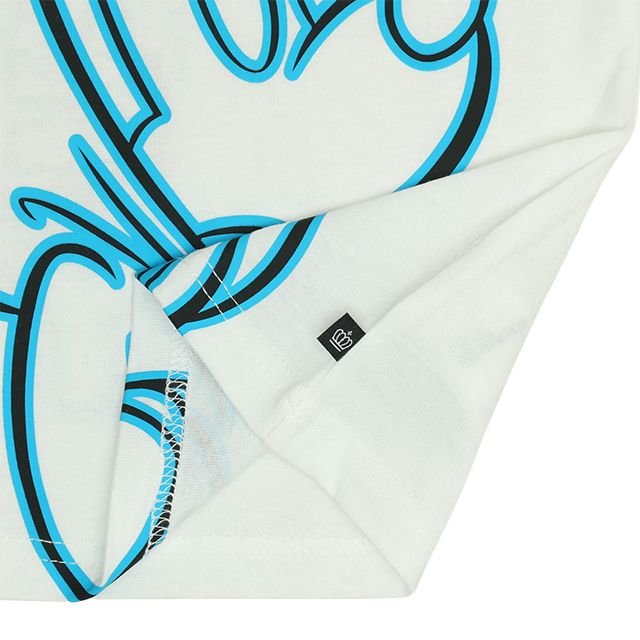 【ベビードール】ミッキー 親子お揃い ネオンキャラクターTシャツ 0322K / ベビーサイズ キッズ リンクコーデ ペアルック 親子コーデ トップス 半袖 クルーネック カットソー 天竺素材