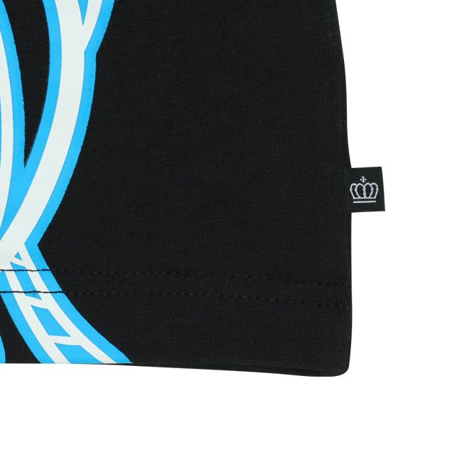 【ベビードール】ミッキー 親子お揃い ネオンキャラクターTシャツ 0322A / 大人 ユニセックス 男女兼用 リンクコーデ ペアルック 親子コーデ トップス 半袖 クルーネック カットソー 天竺素材