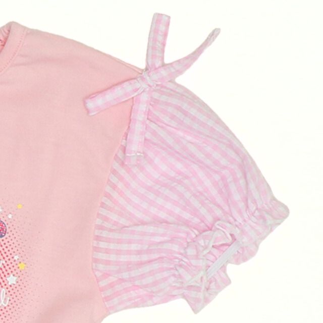 【ベビードール】アリエル プリンセス / ギンガムワンピース 0323K / キッズ 半袖 スカート チュール フェミニン ガーリー お姫様