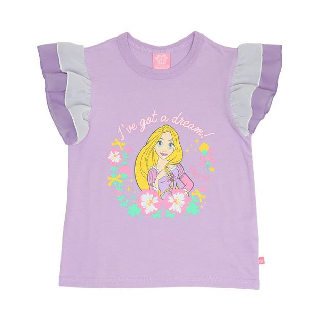 【ベビードール】ラプンツェル プリンセス / フリルTシャツ 0325K / キッズ ２重シフォンチュール袖 フェミニン ガーリー
