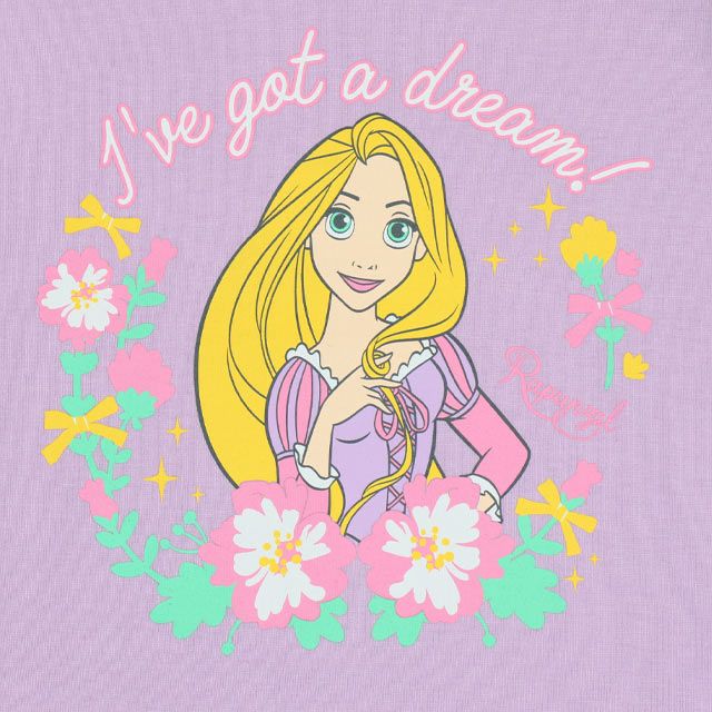 【ベビードール】ラプンツェル プリンセス / フリルTシャツ 0325K / キッズ ２重シフォンチュール袖 フェミニン ガーリー