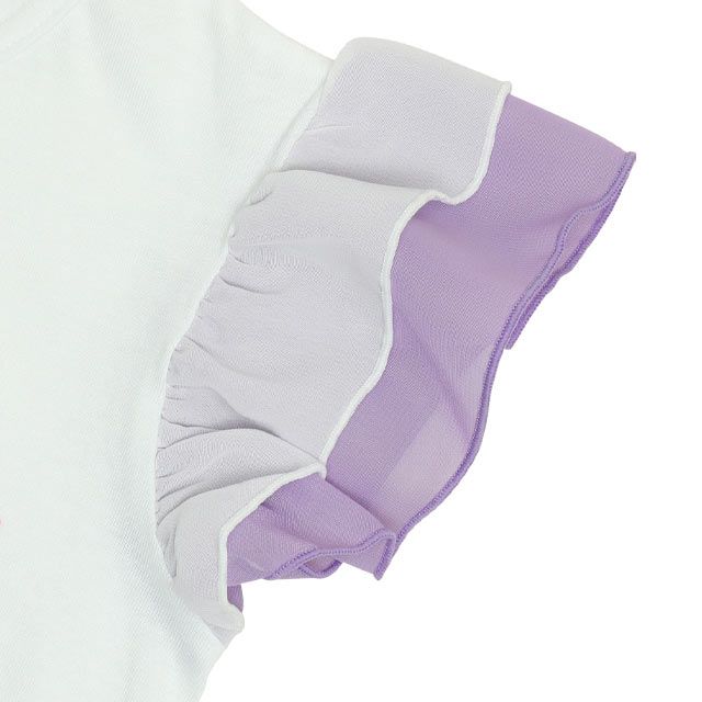 【ベビードール】ラプンツェル プリンセス / フリルTシャツ 0325K / キッズ ２重シフォンチュール袖 フェミニン ガーリー