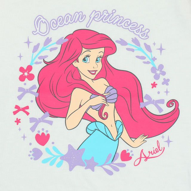 【ベビードール】アリエル プリンセス / フリルTシャツ 0325K / キッズ ２重シフォンチュール袖 フェミニン ガーリー