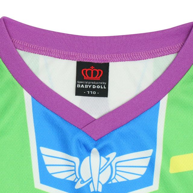 【ベビードール】バズ 親子お揃い なりきるベスト&times;キャラクターTシャツ 2点セット 0395K / バズライトイヤー トイ・ストーリー ベビーサイズ キッズ リンクコーデ ペアルック 親子コーデ トップス 半袖 クルーネック カットソー コーデセット コスプレ