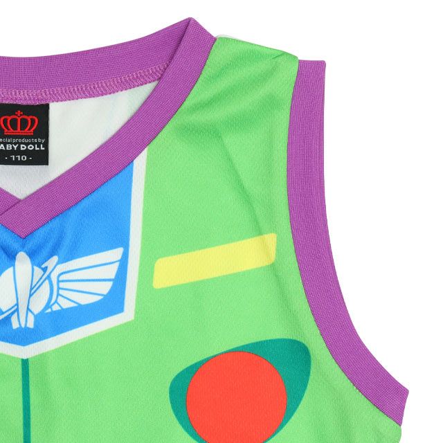 【ベビードール】バズ 親子お揃い なりきるベスト&times;キャラクターTシャツ 2点セット 0395K / バズライトイヤー トイ・ストーリー ベビーサイズ キッズ リンクコーデ ペアルック 親子コーデ トップス 半袖 クルーネック カットソー コーデセット コスプレ