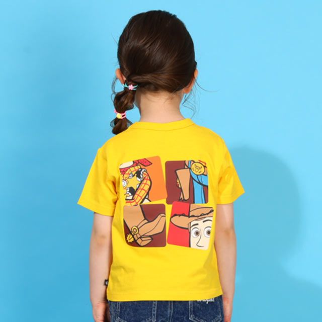 【ベビードール】ウッディ 親子お揃い なりきるベスト&times;キャラクターTシャツ 2点セット 0395K / トイ・ストーリー ベビーサイズ キッズ リンクコーデ ペアルック 親子コーデ トップス 半袖 クルーネック カットソー コーデセット コスプレ