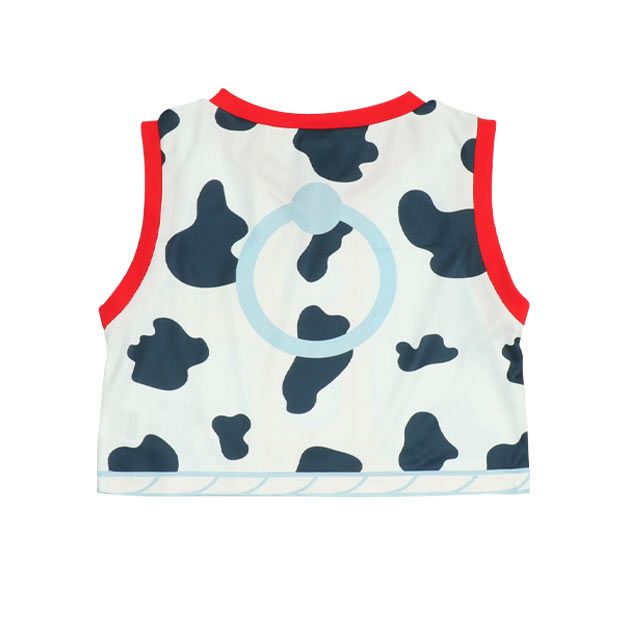 【ベビードール】ウッディ 親子お揃い なりきるベスト&times;キャラクターTシャツ 2点セット 0395K / トイ・ストーリー ベビーサイズ キッズ リンクコーデ ペアルック 親子コーデ トップス 半袖 クルーネック カットソー コーデセット コスプレ