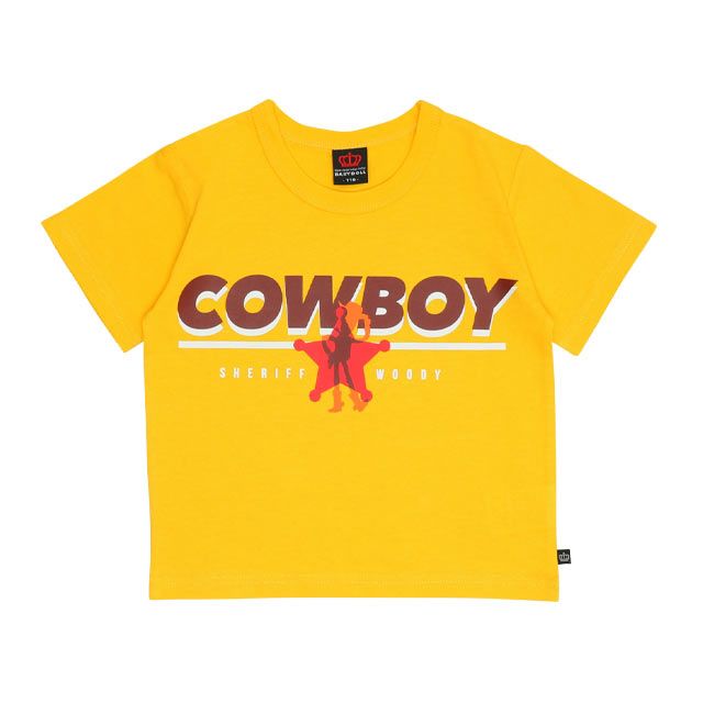 【ベビードール】ウッディ 親子お揃い なりきるベスト&times;キャラクターTシャツ 2点セット 0395K / トイ・ストーリー ベビーサイズ キッズ リンクコーデ ペアルック 親子コーデ トップス 半袖 クルーネック カットソー コーデセット コスプレ