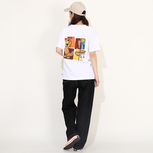 【ベビードール】ウッディ 親子お揃い キャラクターTシャツ 0396A / トイ・ストーリー 大人 ユニセックス 男女兼用 リンクコーデ ペアルック 親子コーデ トップス 半袖 クルーネック カットソー 天竺素材