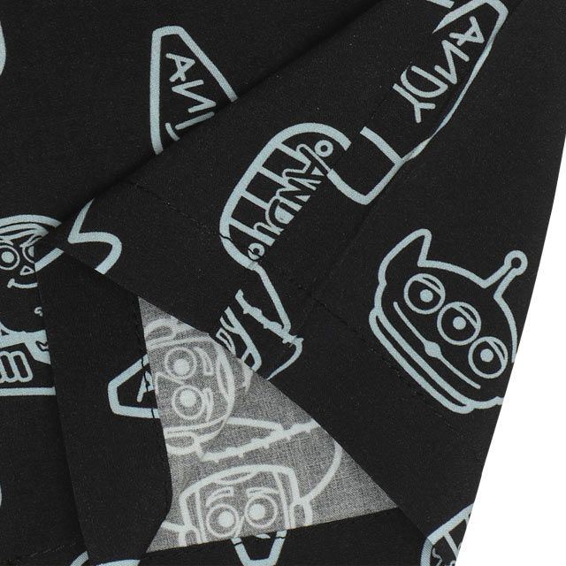 【ベビードール】親子お揃い トイ・ストーリー 総柄ハーフパンツ 0398K （トップス別売り） / ベビーサイズ キッズ リンクコーデ ペアルック 親子コーデ ボトムス ショートパンツ 短パン 半ズボン ウエスト総ゴム ゴム穴付 レーヨン素材 セットアップアイテム