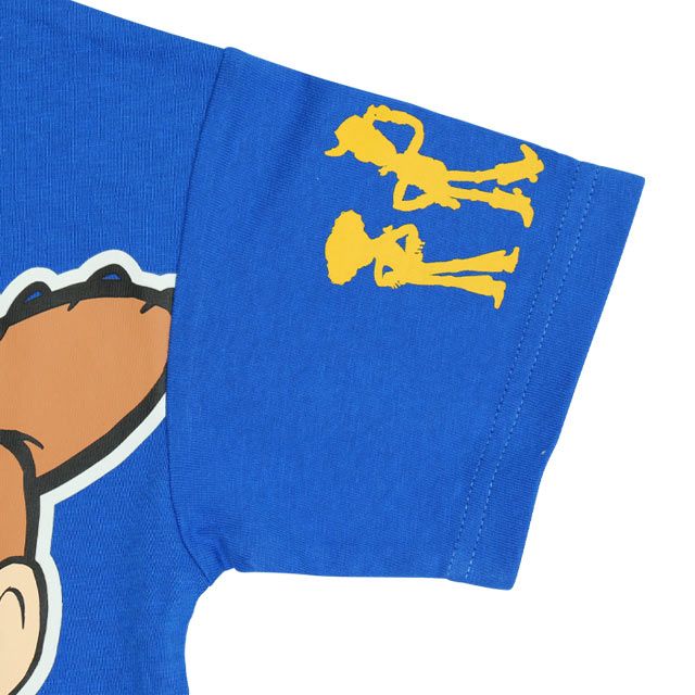 【ベビードール】リトルグリーンメン 親子お揃い 蓄光キャラクターTシャツ 0400K / トイ・ストーリー ベビーサイズ キッズ リンクコーデ ペアルック 親子コーデ トップス 半袖 クルーネック カットソー 暗いところで光る 天竺素材