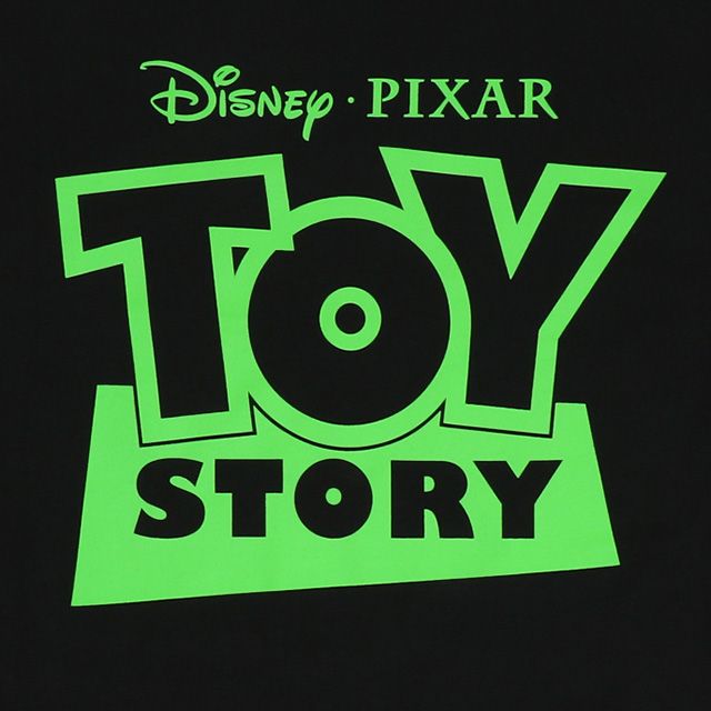 【ベビードール】リトルグリーンメン 親子お揃い 蓄光キャラクターTシャツ 0400A / トイ・ストーリー 大人 ユニセックス 男女兼用 リンクコーデ ペアルック 親子コーデ トップス 半袖 クルーネック カットソー 暗いところで光る 天竺素材