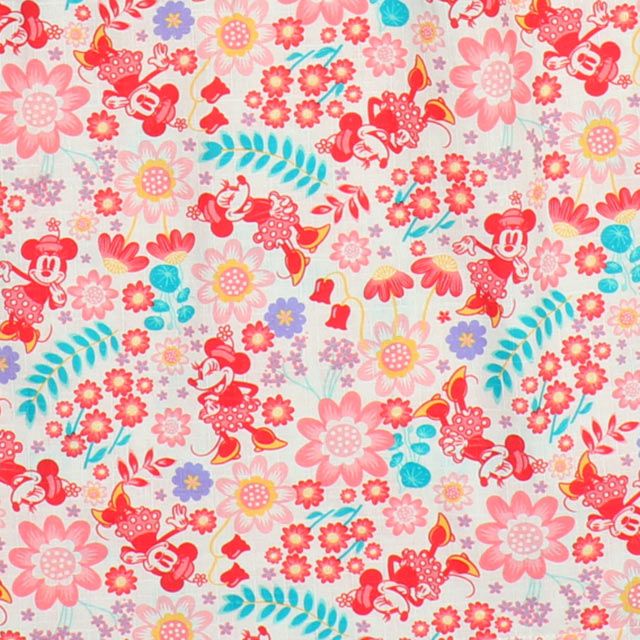 【ベビードール】ミニー 2WAY浴衣ワンピース 0431K / 90cm-140cm キッズ セパレートタイプ 3点セット 半袖 ワンピ ロングスカート 作り帯 胸部総ゴム（ギャザー） 肩紐長さ調整可（2段階/取り外し不可）