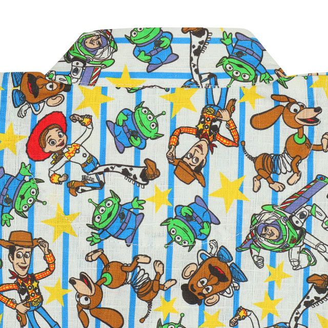 【ベビードール】トイ・ストーリー 甚平 上下2点セット 0432K / 80cm-130cm ベビーサイズ キッズ リンクコーデ ペアルック セットアップ 半袖 半ズボン ハーフパンツ ウエスト総ゴム ゴム穴付