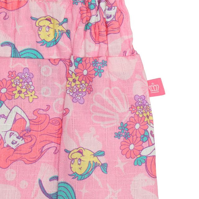 【ベビードール】ラプンツェル プリンセス / 2WAY浴衣ワンピース 0434K / 90cm-140cm キッズ セパレートタイプ 3点セット 半袖 ワンピ ロングスカート 作り帯 胸部総ゴム（ギャザー） 肩紐長さ調整可（2段階/取り外し不可）