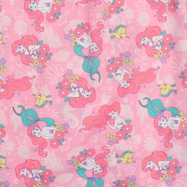 【ベビードール】アリエル プリンセス / 2WAY浴衣ワンピース 0434K / 90cm-140cm キッズ セパレートタイプ 3点セット 半袖 ワンピ ロングスカート 作り帯 胸部総ゴム（ギャザー） 肩紐長さ調整可（2段階/取り外し不可）