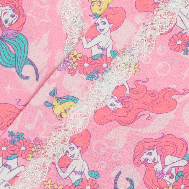 【ベビードール】アリエル プリンセス / 2WAY浴衣ワンピース 0434K / 90cm-140cm キッズ セパレートタイプ 3点セット 半袖 ワンピ ロングスカート 作り帯 胸部総ゴム（ギャザー） 肩紐長さ調整可（2段階/取り外し不可）