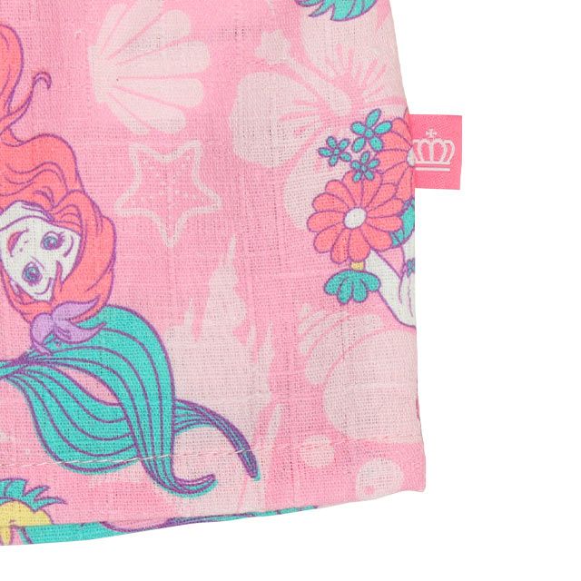 【ベビードール】アリエル プリンセス / 2WAY浴衣ワンピース 0434K / 90cm-140cm キッズ セパレートタイプ 3点セット 半袖 ワンピ ロングスカート 作り帯 胸部総ゴム（ギャザー） 肩紐長さ調整可（2段階/取り外し不可）