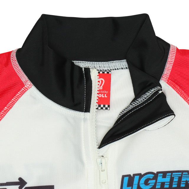 【ベビードール】カーズ ラッシュガード 0435K (ボトムス別売り) / ライトニング・マックィーン ベビーサイズ キッズ スイムウェア 水着 トップス 長袖 羽織 速乾 UVカット 紫外線対策 日焼け防止 ケガ防止 セットアップ対応商品