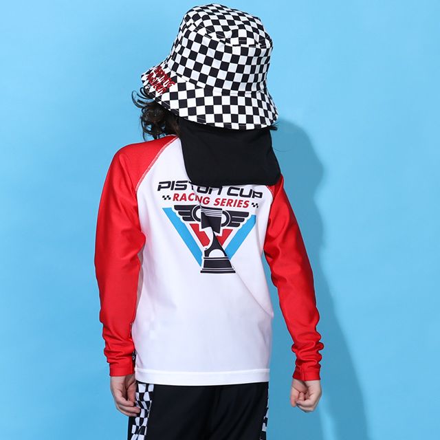 【ベビードール】カーズ ラッシュガード 0435K (ボトムス別売り) / ライトニング・マックィーン ベビーサイズ キッズ スイムウェア 水着 トップス 長袖 羽織 速乾 UVカット 紫外線対策 日焼け防止 ケガ防止 セットアップ対応商品