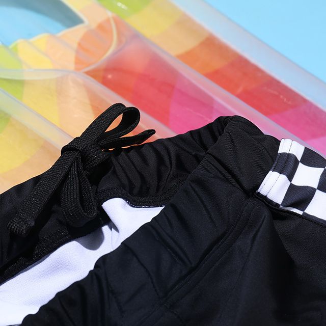 【ベビードール】カーズ 水着ハーフパンツ 0436K (トップス別売り) / ライトニング・マックィーン ベビーサイズ キッズ スイムウェア 水着 ボトムス 半ズボン 速乾 縦横伸縮 インナーパンツ付 ウエスト総ゴム スピンドル有り セットアップ対応商品