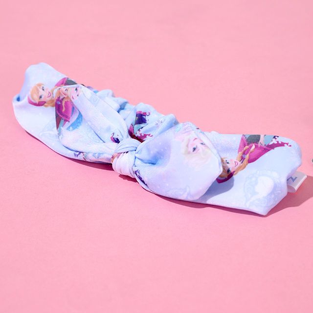 【ベビードール】アナ エルサ プリンセス水着 0442K / ベビーサイズ キッズ スイムウェア 水着 ワンピース ヘアバンド付き 2点セット 速乾 やわらか 楽ちん 【hg】