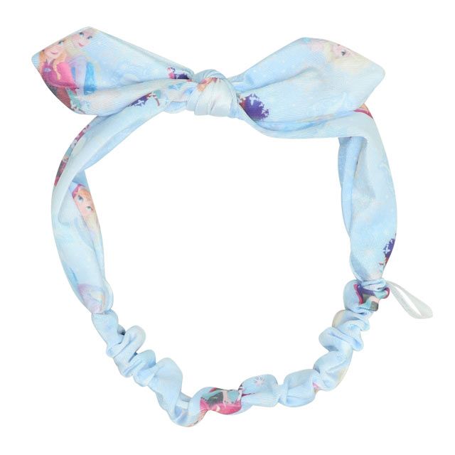 【ベビードール】アナ エルサ プリンセス水着 0442K / ベビーサイズ キッズ スイムウェア 水着 ワンピース ヘアバンド付き 2点セット 速乾 やわらか 楽ちん 【hg】