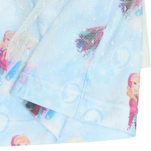 【ベビードール】アナ エルサ プリンセス水着 0442K / ベビーサイズ キッズ スイムウェア 水着 ワンピース ヘアバンド付き 2点セット 速乾 やわらか 楽ちん 【hg】