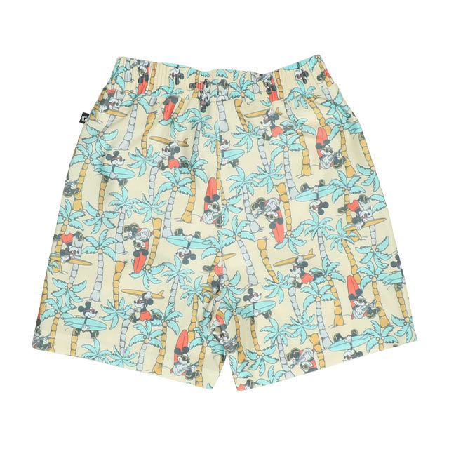 【ベビードール】ミッキー 水着ハーフパンツ 0439K (トップス別売り) / ベビーサイズ キッズ スイムウェア 水着 ボトムス 半ズボン 速乾 縦横伸縮 インナーパンツ付 ウエスト総ゴム スピンドル有り セットアップ対応商品