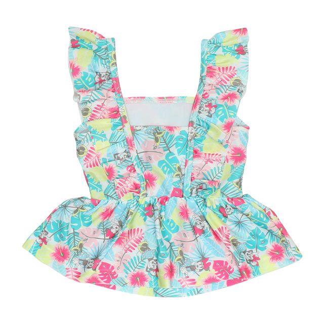 【ベビードール】ミニー セパレート水着 0440K / ベビーサイズ キッズ スイムウェア 水着 セパレート 上下セット ヘアバンド付き 3点セット 速乾 やわらか 楽ちん 【hg】