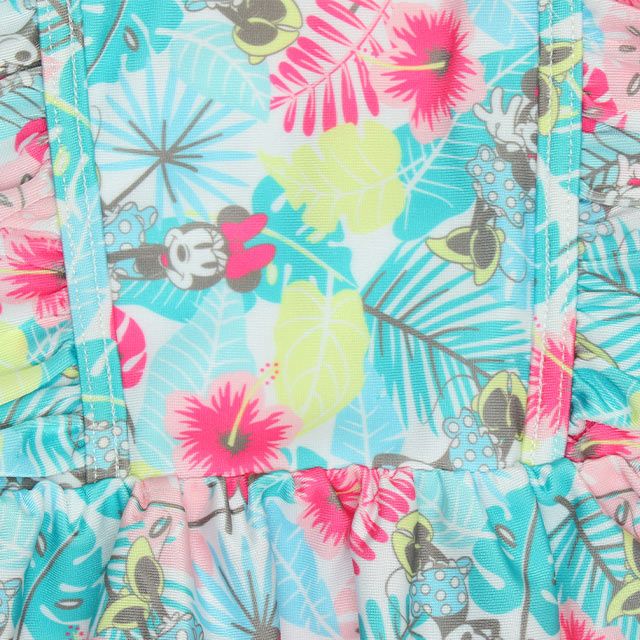 【ベビードール】ミニー セパレート水着 0440K / ベビーサイズ キッズ スイムウェア 水着 セパレート 上下セット ヘアバンド付き 3点セット 速乾 やわらか 楽ちん 【hg】