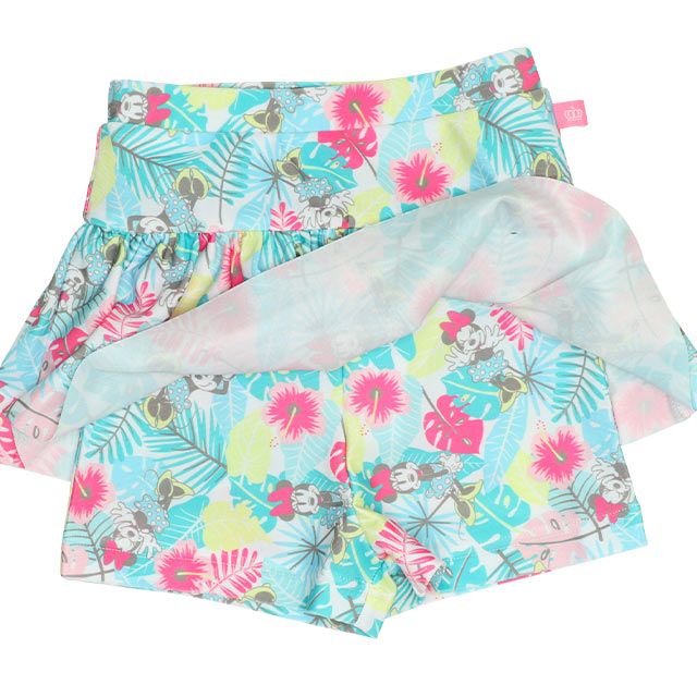 【ベビードール】ミニー セパレート水着 0440K / ベビーサイズ キッズ スイムウェア 水着 セパレート 上下セット ヘアバンド付き 3点セット 速乾 やわらか 楽ちん 【hg】