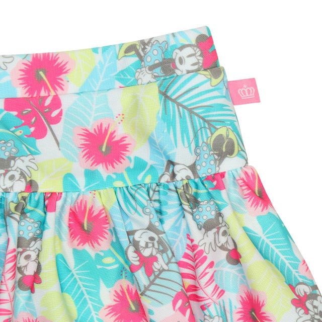 【ベビードール】ミニー セパレート水着 0440K / ベビーサイズ キッズ スイムウェア 水着 セパレート 上下セット ヘアバンド付き 3点セット 速乾 やわらか 楽ちん 【hg】